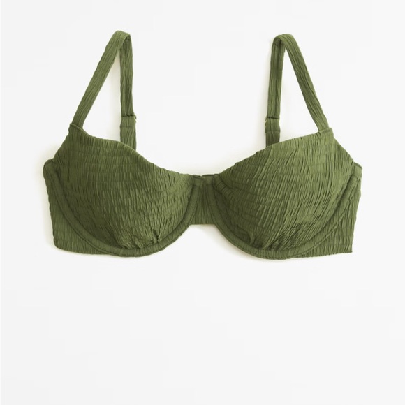 Abercrombie Curve Love Yellow Top XL - Picture 2 of 2